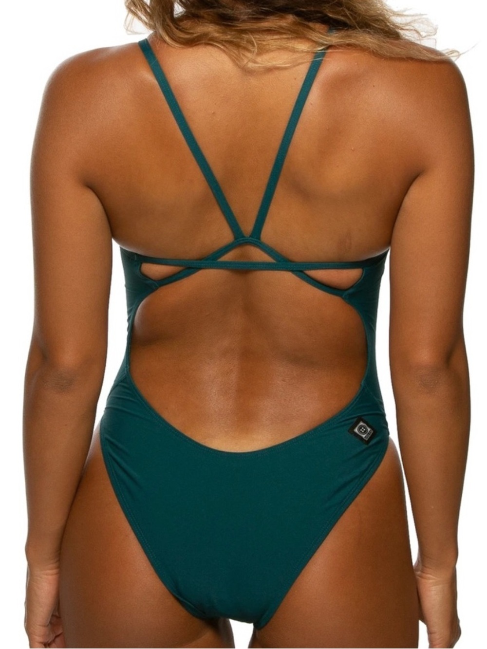 Jolyn Clothing Teal Green One-Piece Swimsuit - Picture 2 of 6